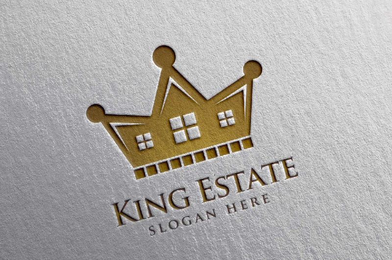 real-estate-logo-king-estate-logo