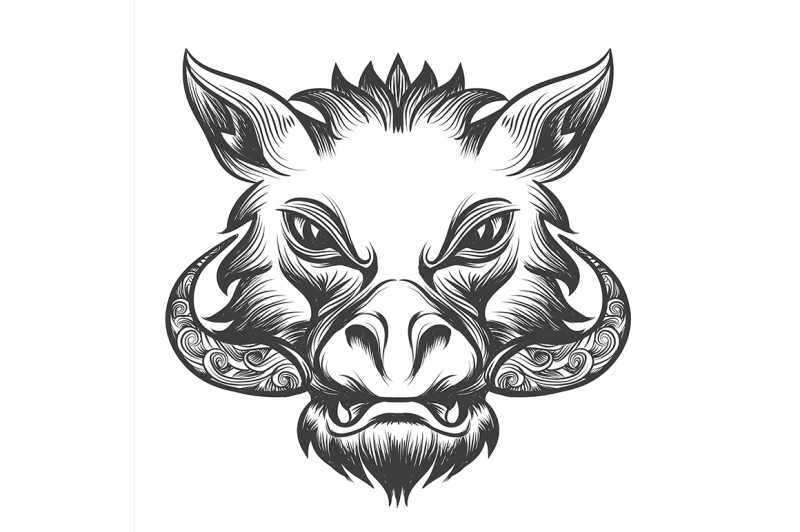 boar-head-tattoo-emblem