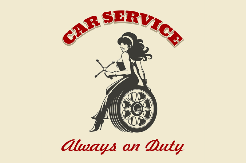 car-service-retro-poster