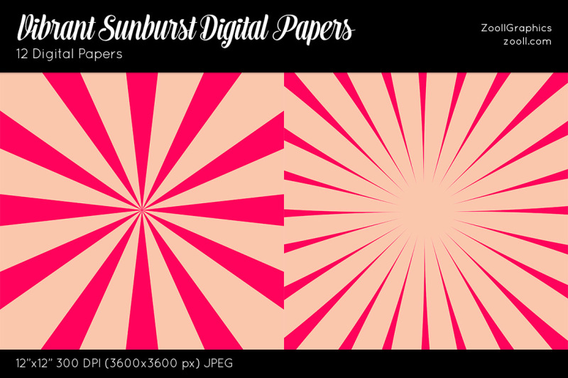 vibrant-sunburst-digital-papers