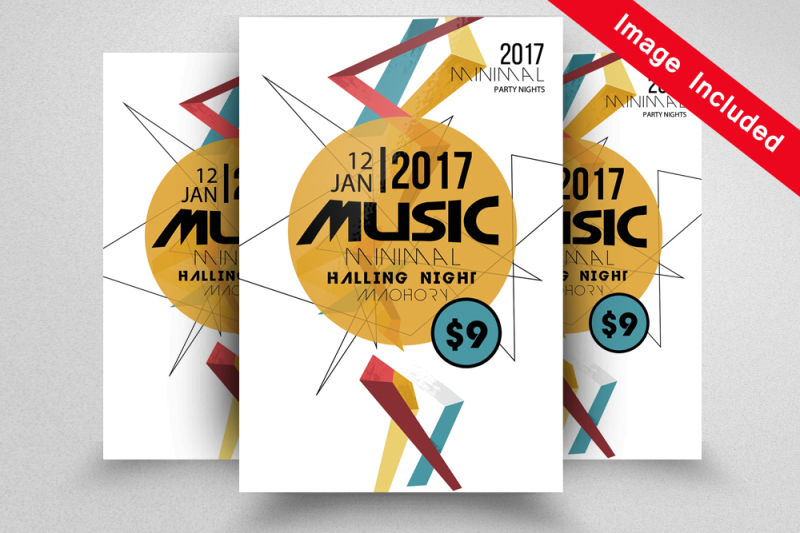 electro-music-flyer-template