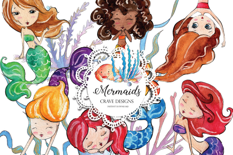 watercolor-mermaids-clip-art