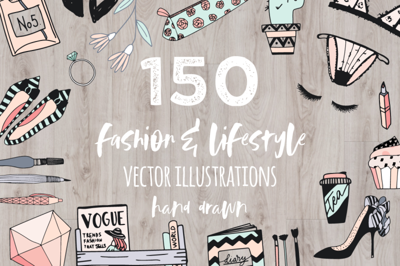 fashion-lifestyle-illustration-pack