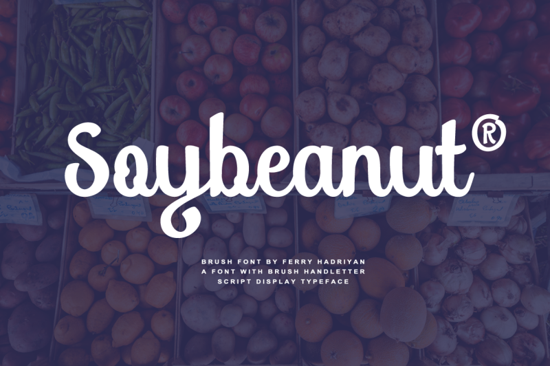soybeanut-brush-script-font
