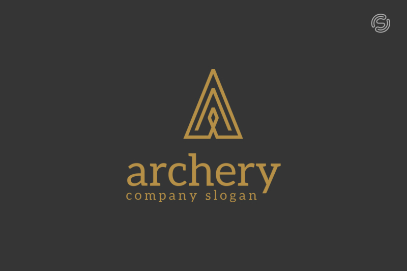 archery-letter-a-logo-template