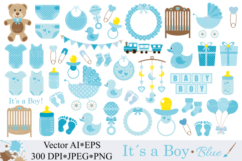 baby-boy-clipart-blue-baby-shower-clipart-vector