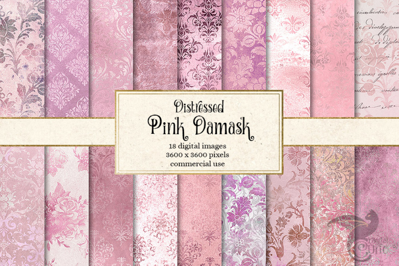 distressed-pink-damask-digital-paper