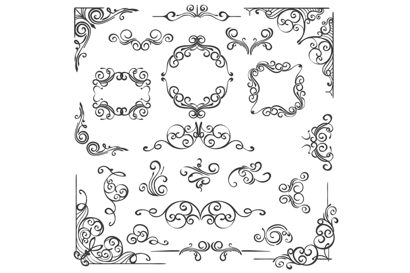 ornate-swirl-frames-headers-and-scroll-elements