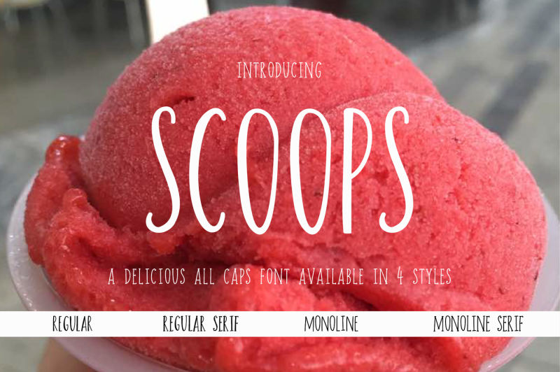scoops-font