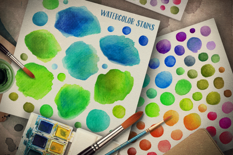 watercolor-alphabet-paint-stains