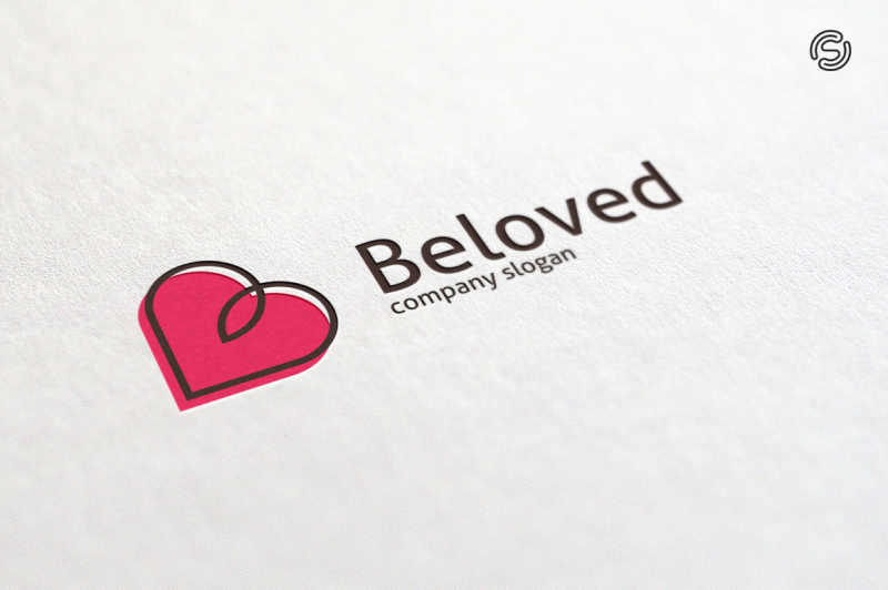 beloved-letter-b-logo-template