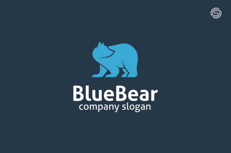 blue-bear-logo-template