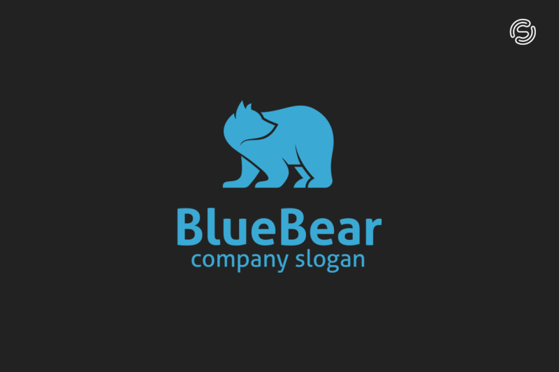blue-bear-logo-template