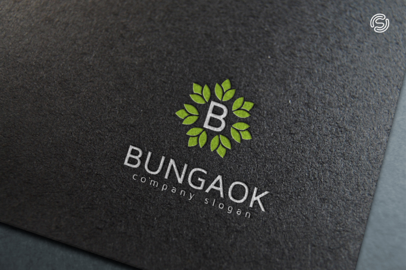 bungaok-logo-template