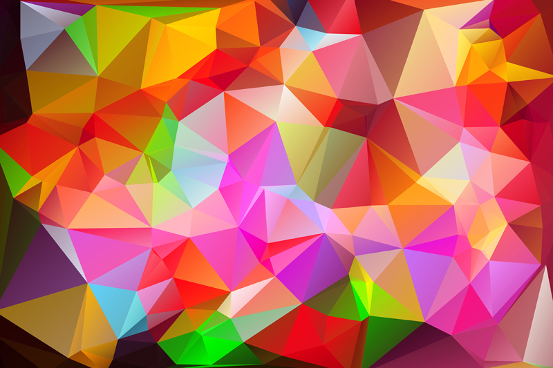 polygon-vector-backgrounds-set