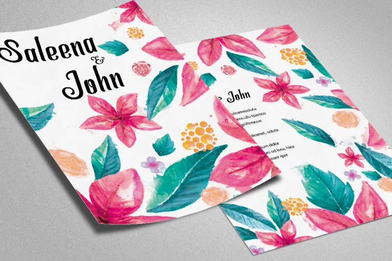 floral-wedding-invite-template