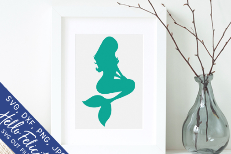 Download Mermaid Silhouette SVG Cutting Files By Hello Felicity ...