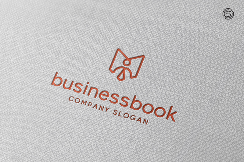 business-book-logo-template