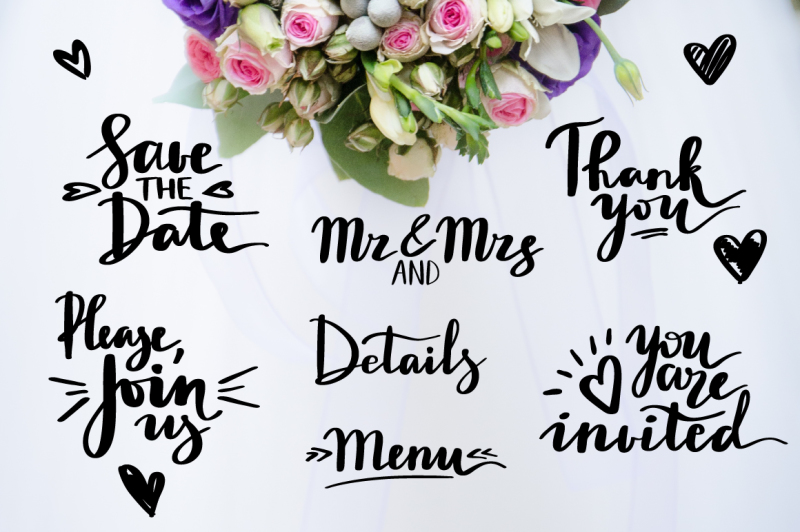 wedding-hand-drawn-vector-lettering