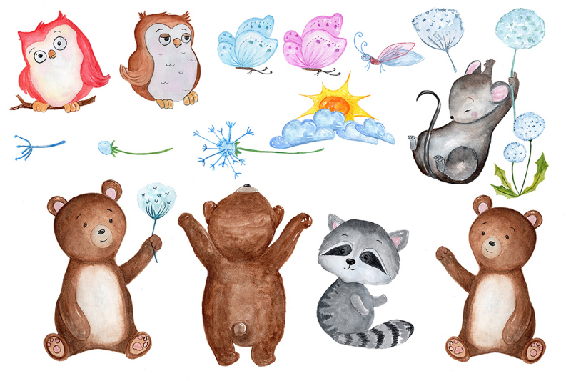watercolour-forest-animals-clipart