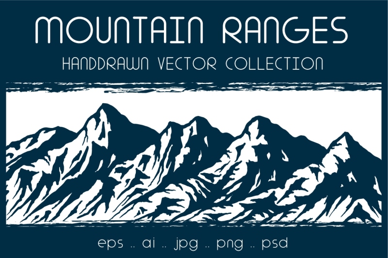 mountain-range-vector-bundle