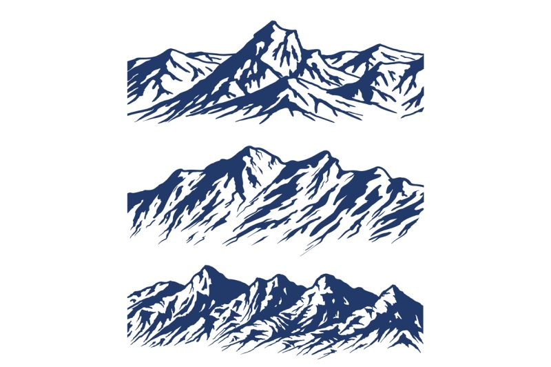 mountain-range-vector-bundle