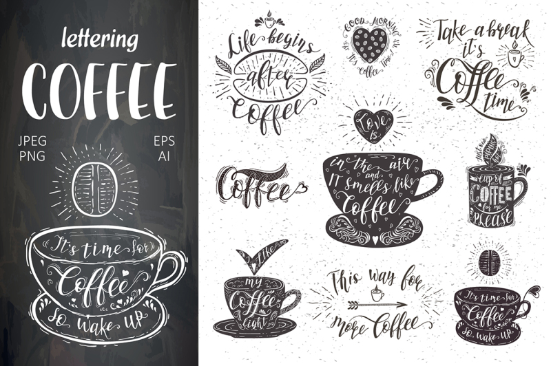 set-of-quotes-for-coffee-lettering