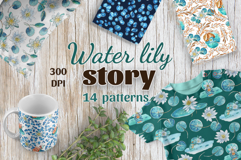 water-lily-story-patterns