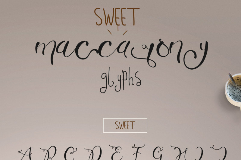 sweet-maccarony-font-trio