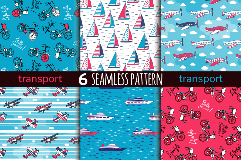 6-transport-seamless-pattern