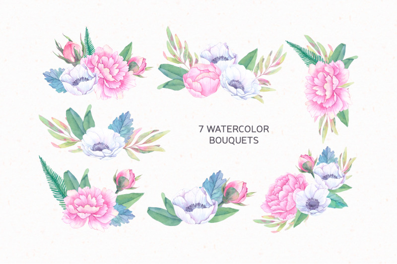 lovely-flowers-watercolor-collection