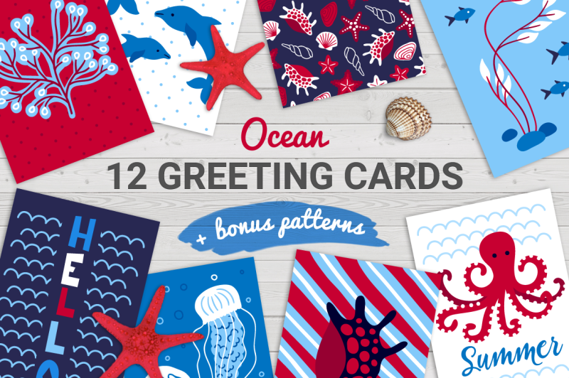 12-ocean-cards-bonus-patterns