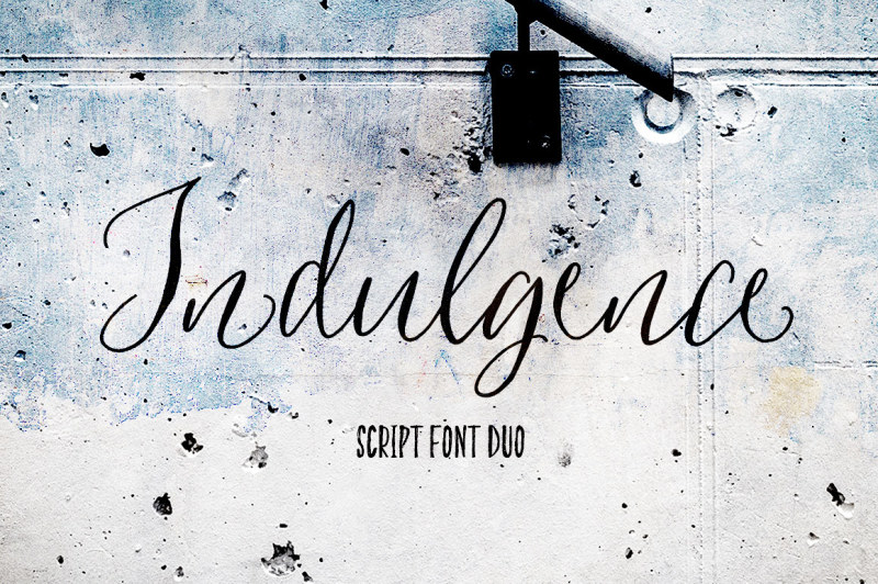 indulgence-script-font-duo