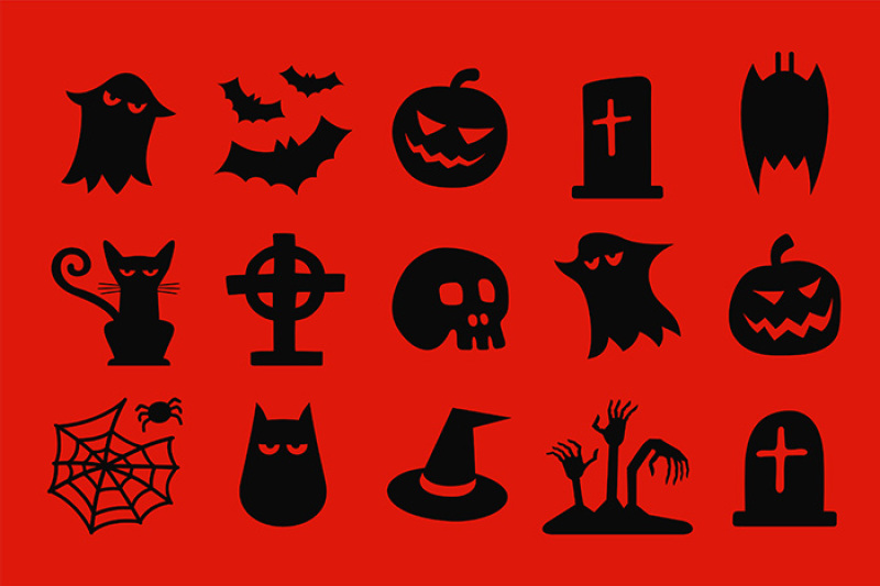 halloween-icons-set