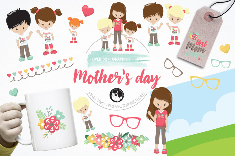 mother-s-day-illustrations-and-graphics