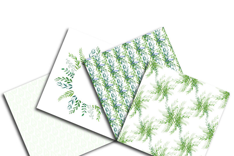 botanical-watercolor-paper-pack