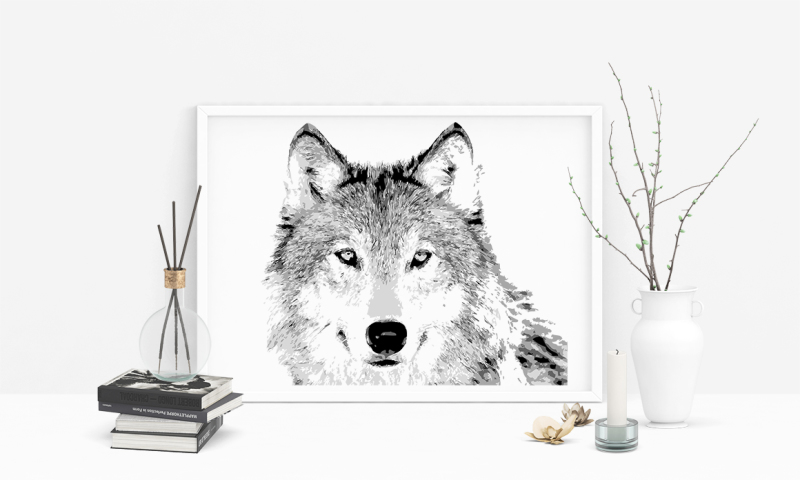 hand-drawn-wild-wolf