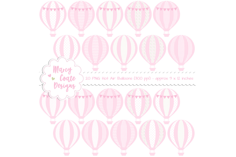 pastel-pink-hot-air-balloon-clipart-png