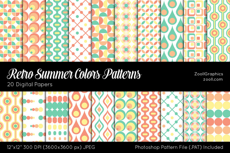 retro-summer-colors-patterns-digital-papers