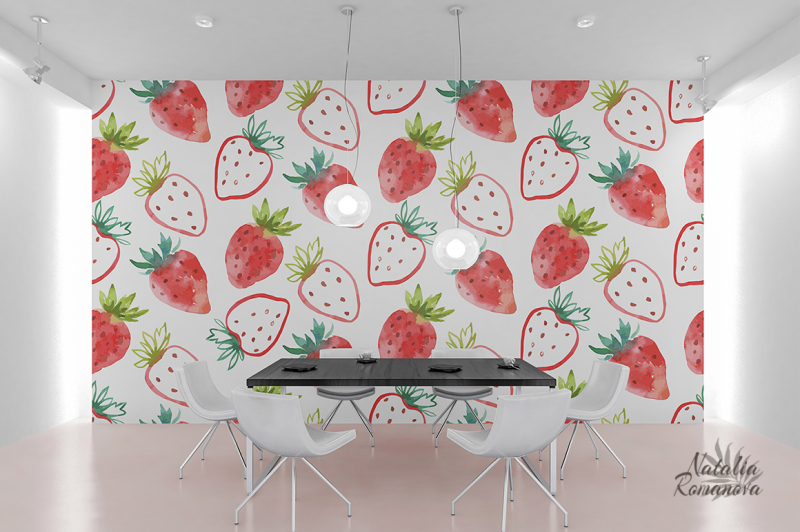 strawberry-watercolor-design