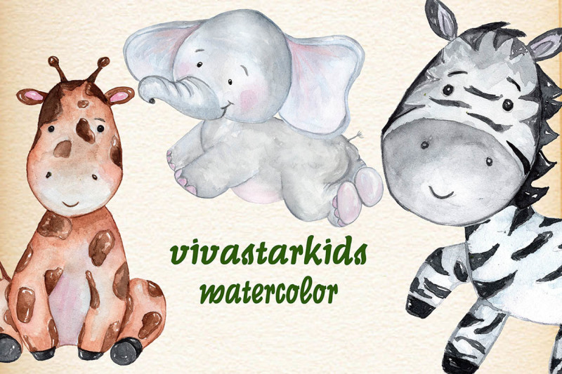 safari-animals-watercolor-bundle