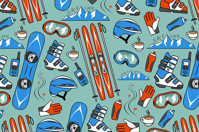winter-sports-collection-pattern