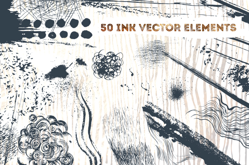 vector-ink-textures-clipart
