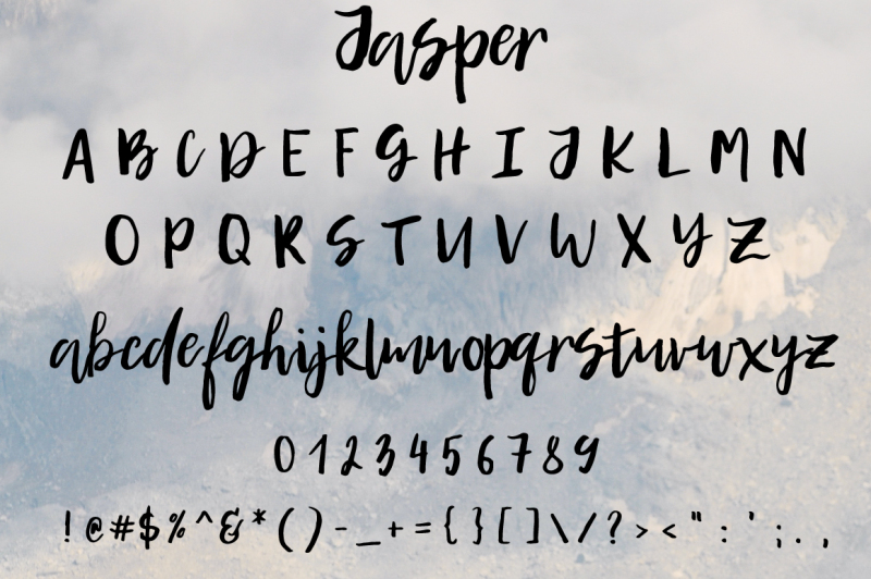 jasper-brush-font