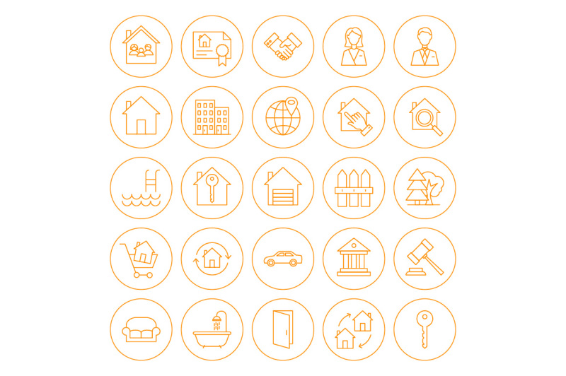 house-line-art-icons