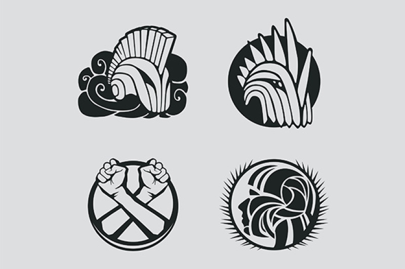 knight-helmet-logo-template