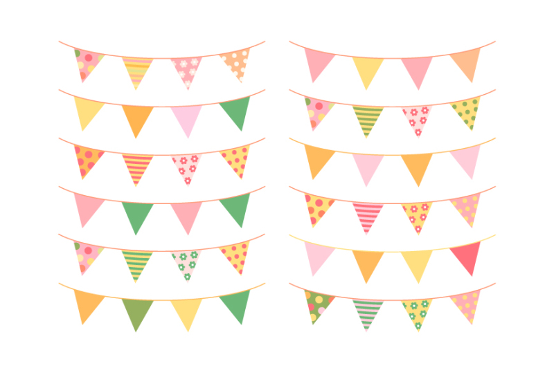 summer-bunting-clipart-birthday-flags-clip-art-baby-shower-bunting