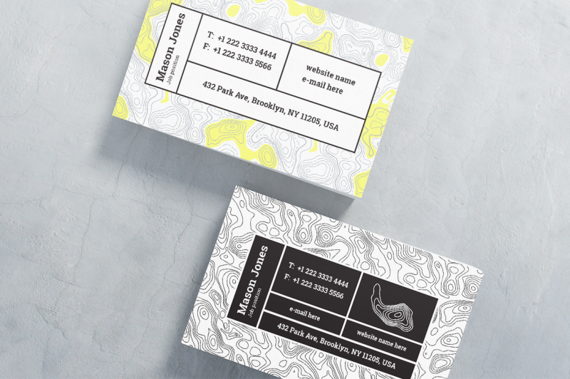 maps-and-bar-business-card-template