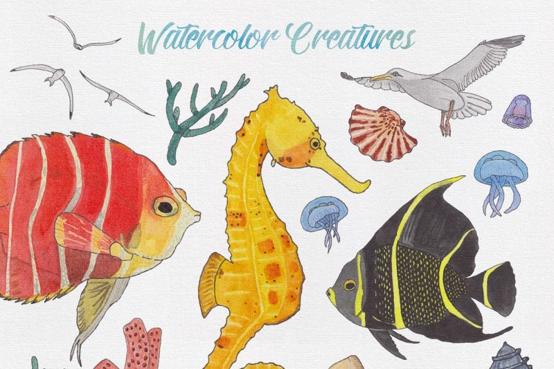 watercolor-creatures-vol-3