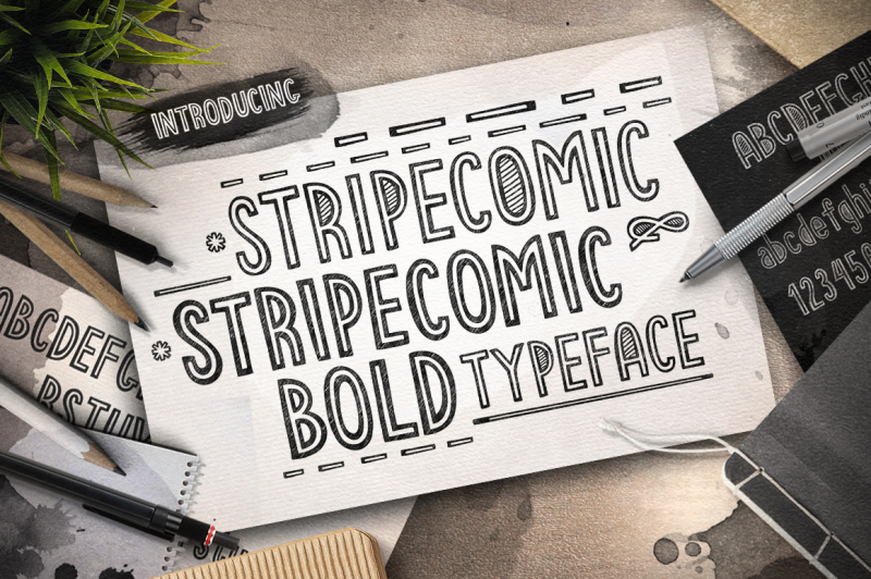 stripecomic-typeface